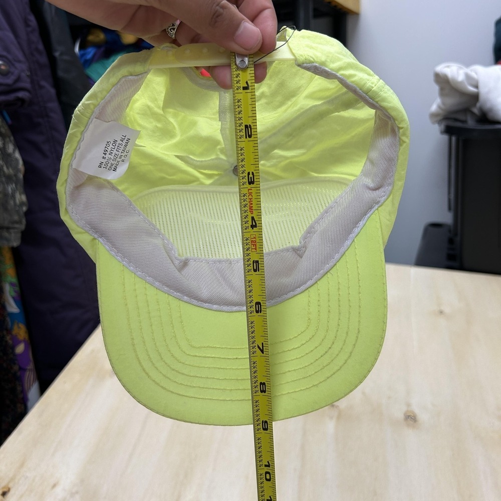 Vintage Salem SoundWaves Hat Cap Snap Back Mens One Size Yellow Nylon Music - Picture 7 of 7